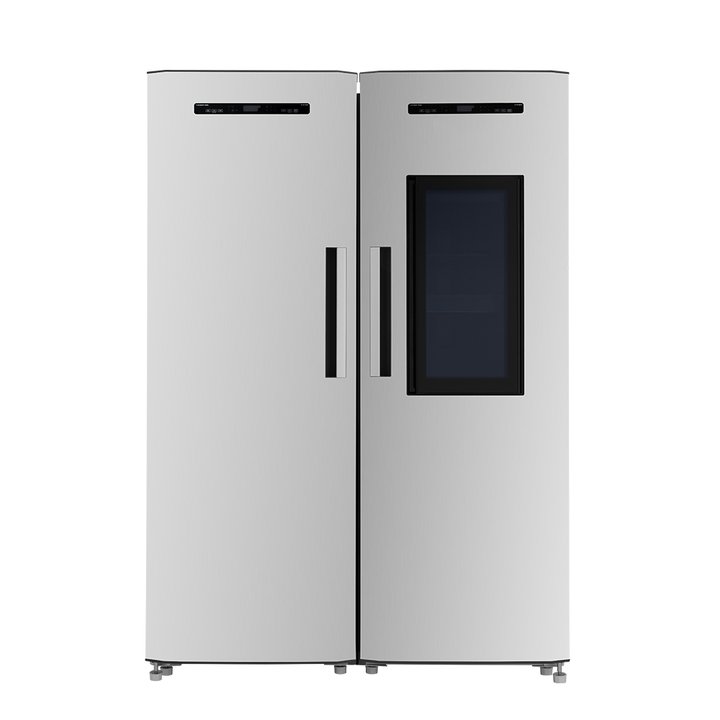 یخچال و فریزر سیلورآیس دوقلو ۴۰ فوت مدل آرامیس درب بار شیشه ای ناک ناک Door in Door